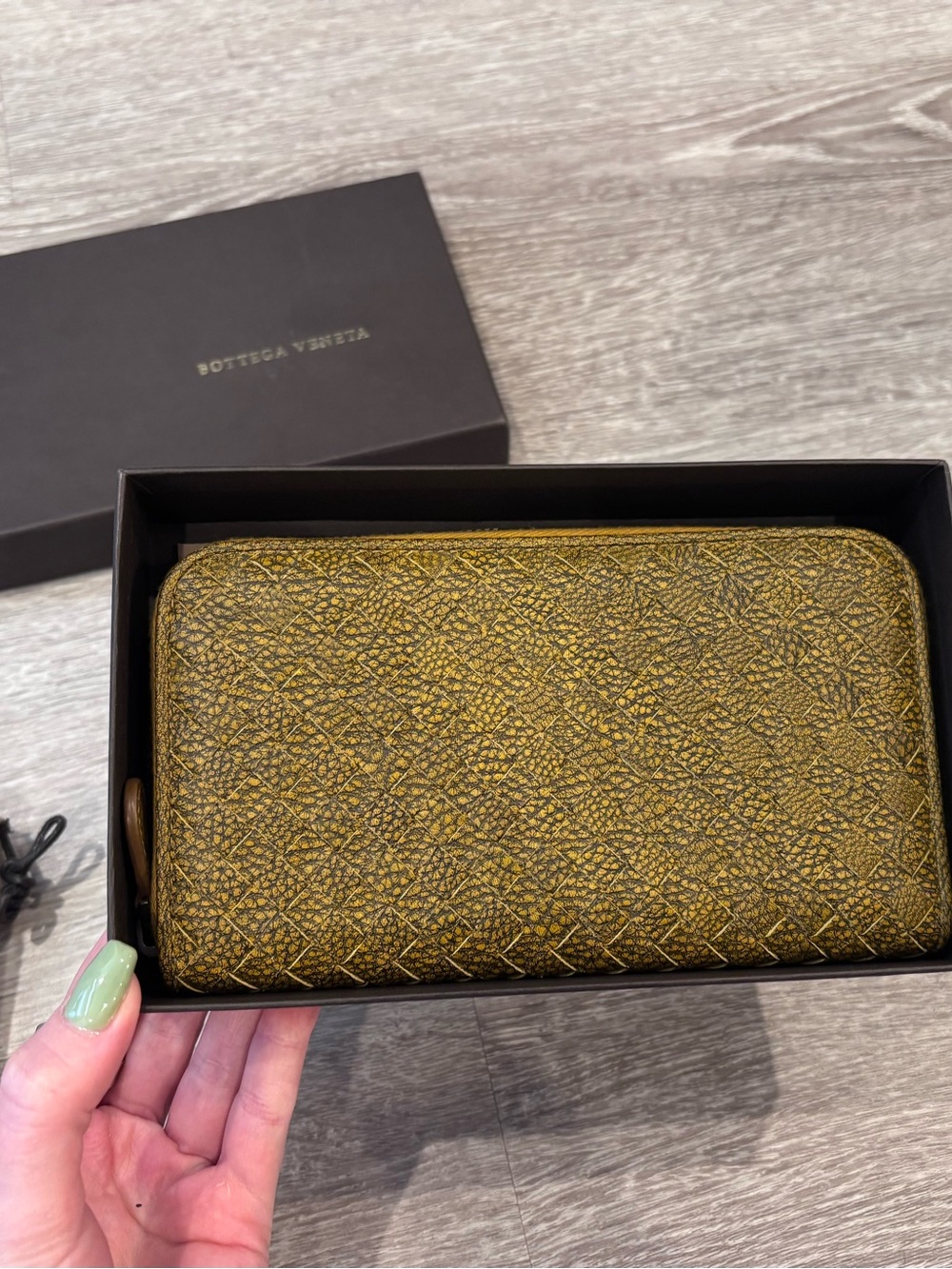 Bottega Veneta Python Wallet